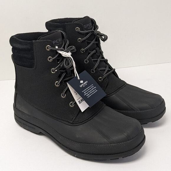 Sperry Cold Bay Boots, Black Nylon, Men\'s 9.5 M main image 2